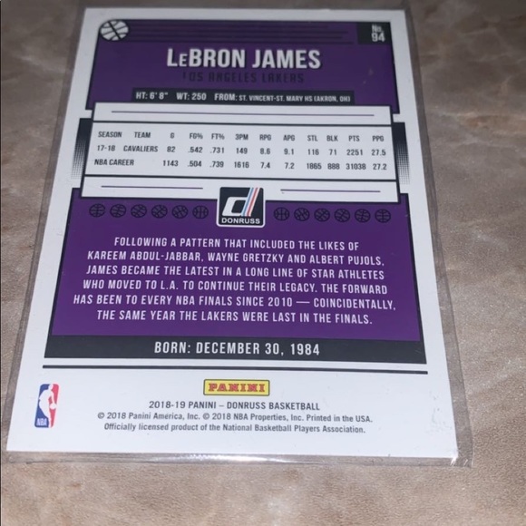 Basketball Card - Picture 2 of 3